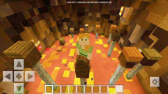 Emulate Android APK Volcano RUN parkour Map for MCPE Craft!