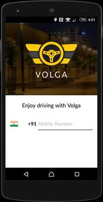 Emulate Android APK Volga Cabs - Driver