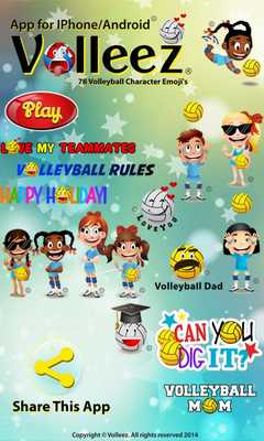 Emulate Android APK VOLLEEZ - Volleyball Emojis Emulate Android APK VOLLEEZ - Volleyball Emojis