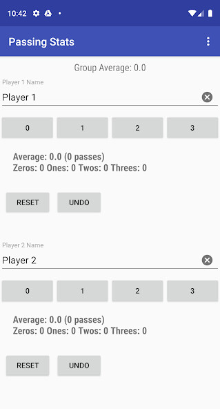 Run android online APK Volleyball Passing Stats Tracker from MyAndroid or emulate Volleyball Passing Stats Tracker using MyAndroid