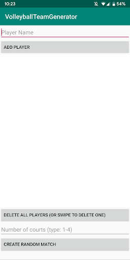 Run android online APK Volleyball Team Generator from MyAndroid or emulate Volleyball Team Generator using MyAndroid