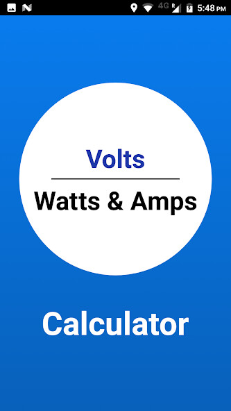 Run android online APK Volts/Watts/Amps Calculator from MyAndroid or emulate Volts/Watts/Amps Calculator using MyAndroid Run android online APK Volts/Watts/Amps Calculator from MyAndroid or emulate Volts/Watts/Amps Calculator using MyAndroid