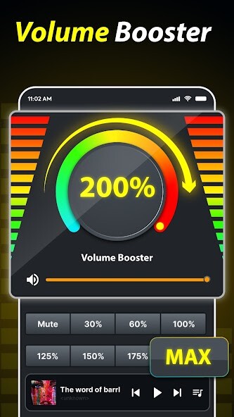 Run android online APK Volume Booster - Bass Booster from MyAndroid or emulate Volume Booster - Bass Booster using MyAndroid