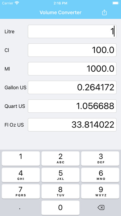 Emulate iPhone app Volume Converter L, Gal, Oz using MyAndroid Emulate iPhone app Volume Converter L, Gal, Oz using MyAndroid