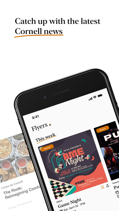 Emulate iPhone app Volume - Cornell News using MyAndroid