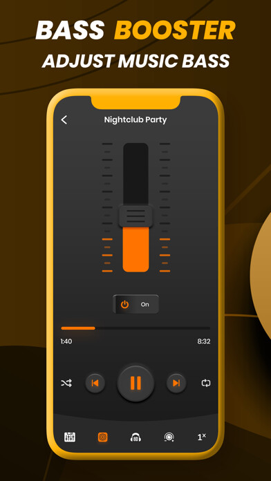 Emulate iPhone app Volume Equalizer+ Bass Booster using MyAndroid Emulate iPhone app Volume Equalizer+ Bass Booster using MyAndroid