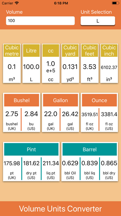 Emulate iPhone app Volume Units Converter using MyAndroid Emulate iPhone app Volume Units Converter using MyAndroid