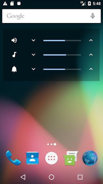 Run android online APK Volume Widget from MyAndroid or emulate Volume Widget using MyAndroid