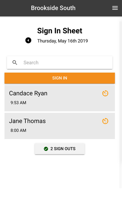 Emulate iPhone app Volunteer Check In Kiosk using MyAndroid Emulate iPhone app Volunteer Check In Kiosk using MyAndroid
