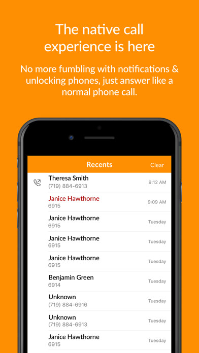 Emulate iPhone app Vonage Home Extensions using MyAndroid