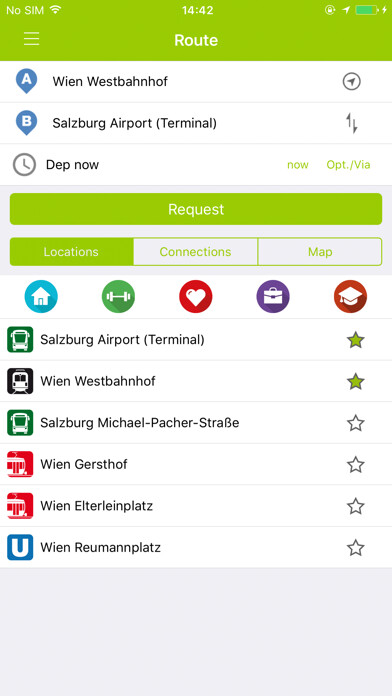 Emulate iPhone app VOR AnachB - Tickets & Route using MyAndroid