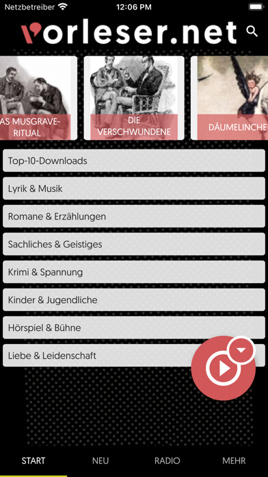 Emulate iPhone app vorleser.net using MyAndroid Emulate iPhone app vorleser.net using MyAndroid