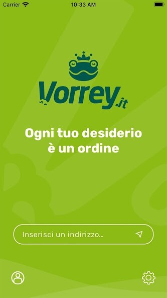 Run android online APK Vorrey.it - Ordina a domicilio from MyAndroid or emulate Vorrey.it - Ordina a domicilio using MyAndroid