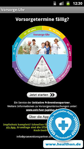 Run android online APK Vorsorge-Uhr from MyAndroid or emulate Vorsorge-Uhr using MyAndroid