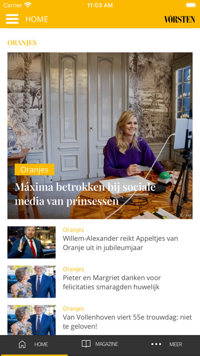 Emulate iPhone app Vorsten Magazine using MyAndroid Emulate iPhone app Vorsten Magazine using MyAndroid