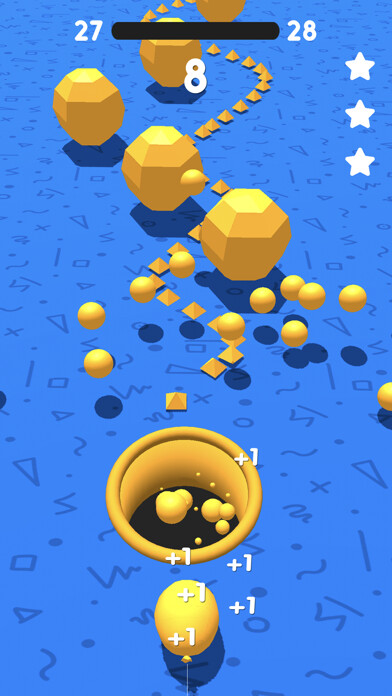 Emulate iPhone app Vortex Balloon 3D using MyAndroid