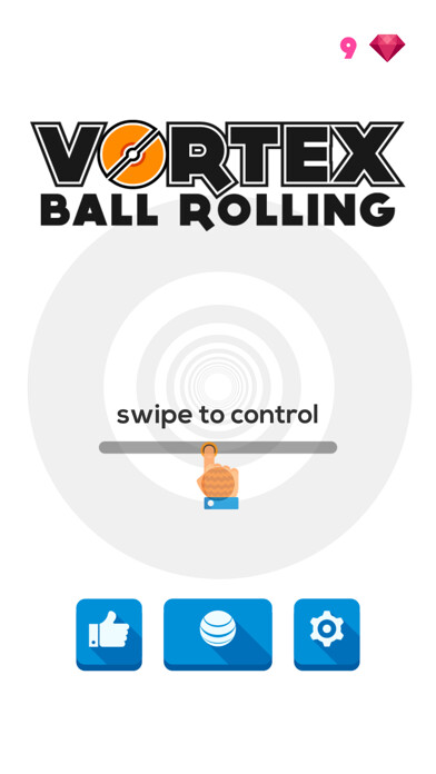 Emulate iPhone app Vortex Ball Rolling using MyAndroid