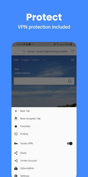Run android online APK Vortex Browser: VPN Ad-Block from MyAndroid or emulate Vortex Browser: VPN Ad-Block using MyAndroid Run android online APK Vortex Browser: VPN Ad-Block from MyAndroid or emulate Vortex Browser: VPN Ad-Block using MyAndroid