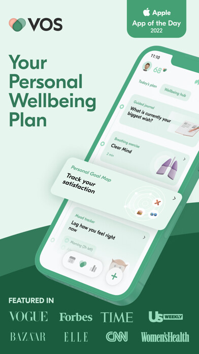 Emulate iPhone app VOS: Mental Health, AI Journal using MyAndroid Emulate iPhone app VOS: Mental Health, AI Journal using MyAndroid