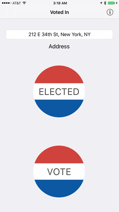 Emulate iPhone app Voted In using MyAndroid