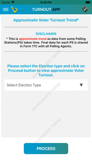 Emulate iPhone app Voter Turnout App using MyAndroid Emulate iPhone app Voter Turnout App using MyAndroid