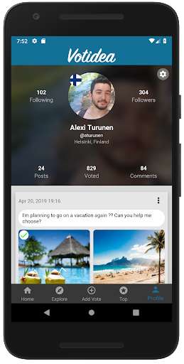 Run android online APK Votidea from MyAndroid or emulate Votidea using MyAndroid