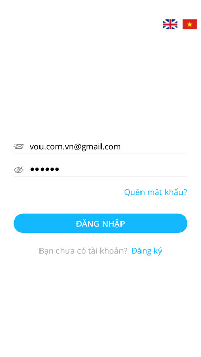Emulate iPhone app VOU Shop using MyAndroid