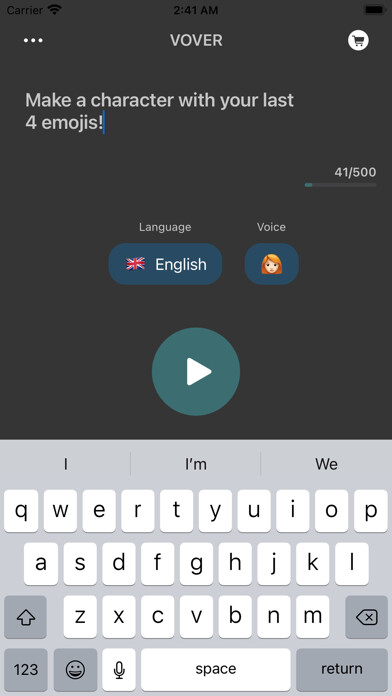Emulate iPhone app VOVER - voiceover for REEL using MyAndroid Emulate iPhone app VOVER - voiceover for REEL using MyAndroid