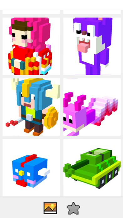 Emulate iPhone app Voxel Art 3D - Color by number using MyAndroid