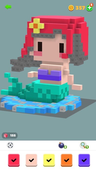 Emulate iPhone app Voxel Land - craft your world using MyAndroid