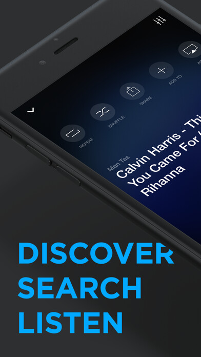 Emulate iPhone app VOX Unlimited Music - Music Player & Streamer using MyAndroid