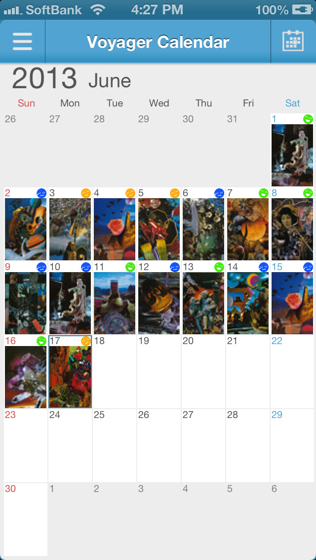Emulate iPhone app Voyager Action Diary using MyAndroid Emulate iPhone app Voyager Action Diary using MyAndroid