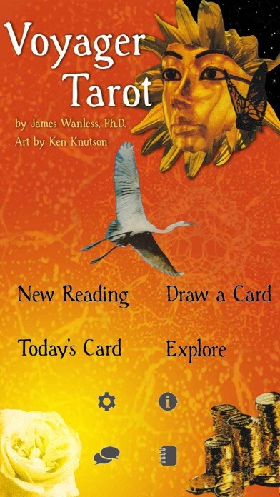 Emulate iPhone app Voyager Tarot using MyAndroid Emulate iPhone app Voyager Tarot using MyAndroid