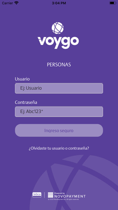 Emulate iPhone app Voygo using MyAndroid