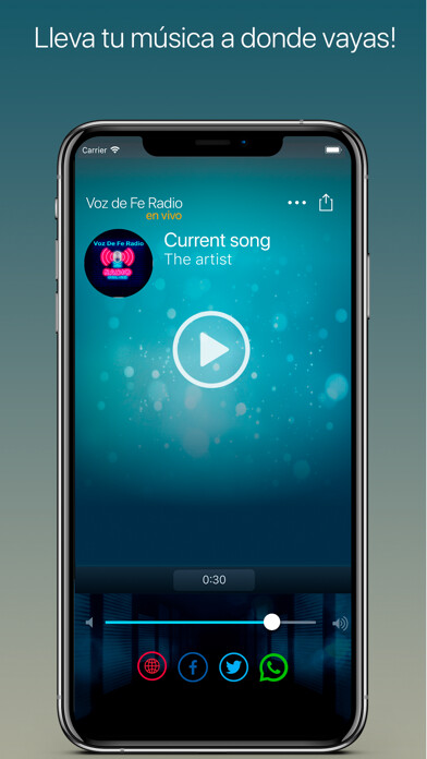 Emulate iPhone app Voz De Fe Radio using MyAndroid Emulate iPhone app Voz De Fe Radio using MyAndroid