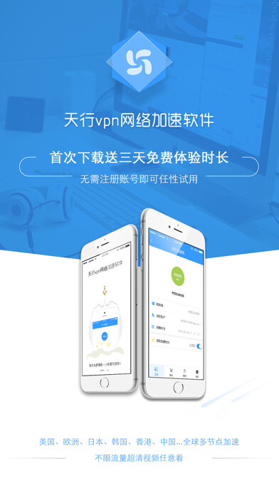 Emulate iPhone app 天行vpn网络加速器-2017 using MyAndroid