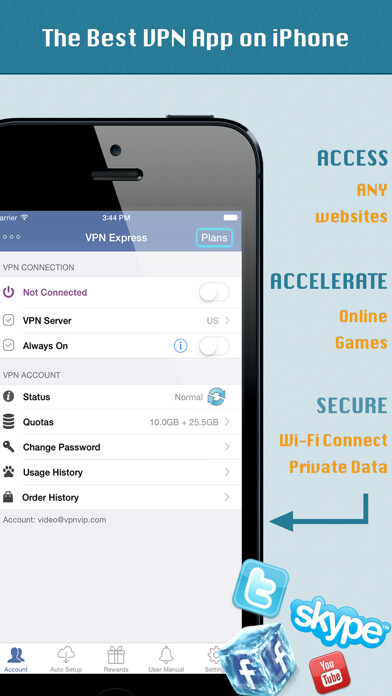 Emulate iPhone app VPN Express - Free Mobile VPN using MyAndroid Emulate iPhone app VPN Express - Free Mobile VPN using MyAndroid