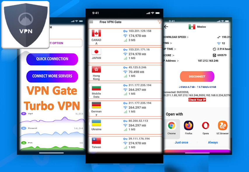 Run android online APK VPN Gate - Secure Turbo VPN from MyAndroid or emulate VPN Gate - Secure Turbo VPN using MyAndroid