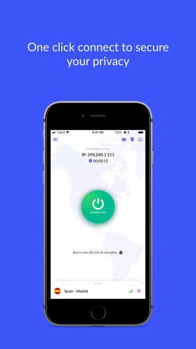 Emulate iPhone app VPN Global - Secure & Fast using MyAndroid