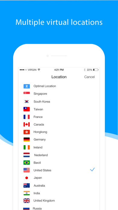 Emulate iPhone app VPN Pro - Best VPN Proxy using MyAndroid