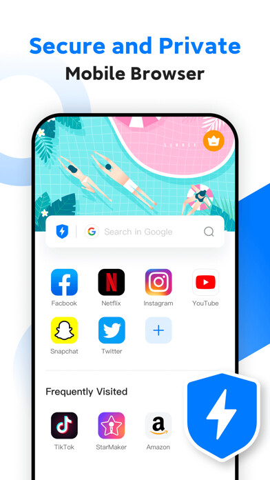 Emulate iPhone app VPN Star - Super Fast Proxy using MyAndroid