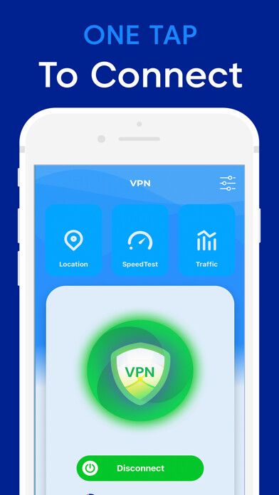 Emulate iPhone app VPN Unlimited - Proxy Master using MyAndroid