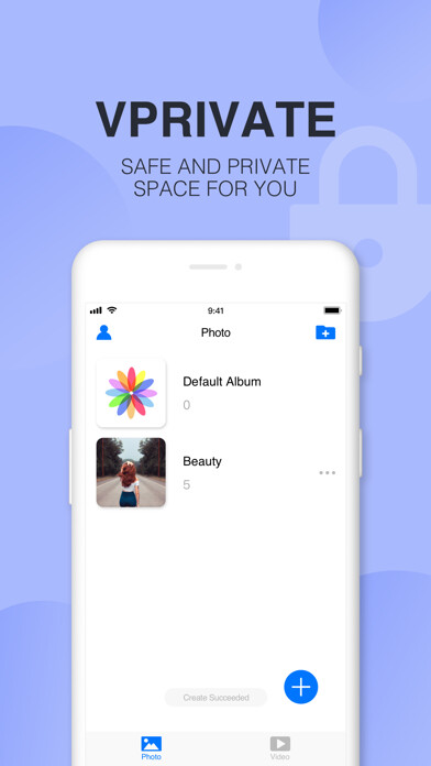Emulate iPhone app Vprivate: Protect & Hide using MyAndroid