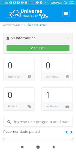 Run android online APK VPSuniverse Client Area from MyAndroid or emulate VPSuniverse Client Area using MyAndroid