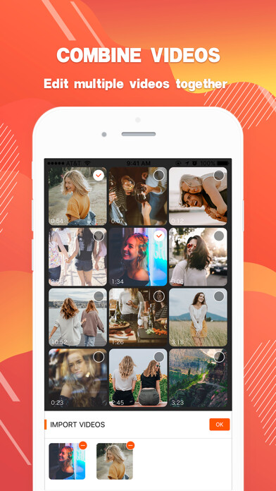 Emulate iPhone app Vquicker video editor,maker using MyAndroid