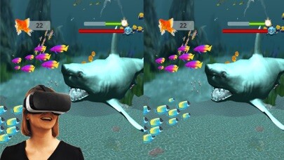 Emulate iPhone app VR Angry Wild Shark Simulator using MyAndroid Emulate iPhone app VR Angry Wild Shark Simulator using MyAndroid