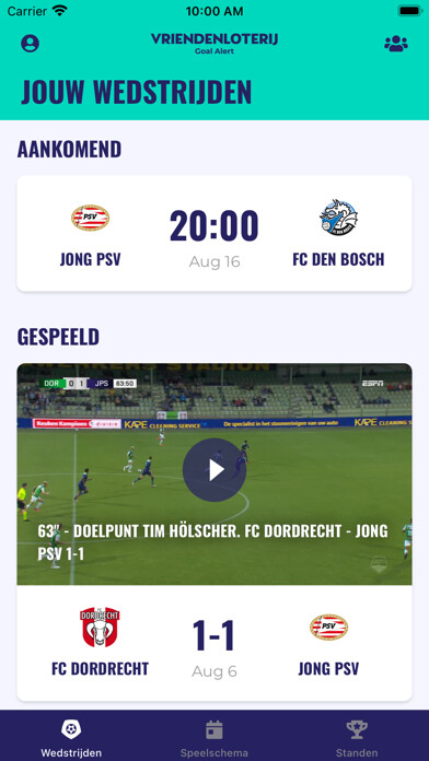 Emulate iPhone app VriendenLoterij Goal Alert using MyAndroid Emulate iPhone app VriendenLoterij Goal Alert using MyAndroid