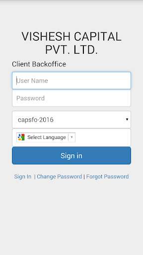 Run android online APK VRise BackOffice from MyAndroid or emulate VRise BackOffice using MyAndroid