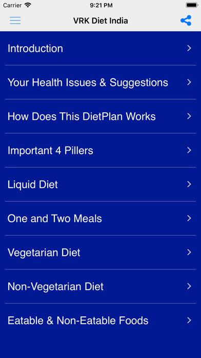 Emulate iPhone app VRK Diet India using MyAndroid Emulate iPhone app VRK Diet India using MyAndroid