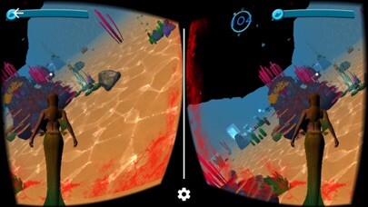 Emulate iPhone app VR: Mermaid Adventure In Virtual Reality using MyAndroid